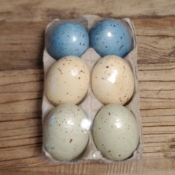 (5) packs of 6 Easter craft decor eggs - Picture 2 of 7